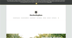 Desktop Screenshot of hochzeitsplaza.de
